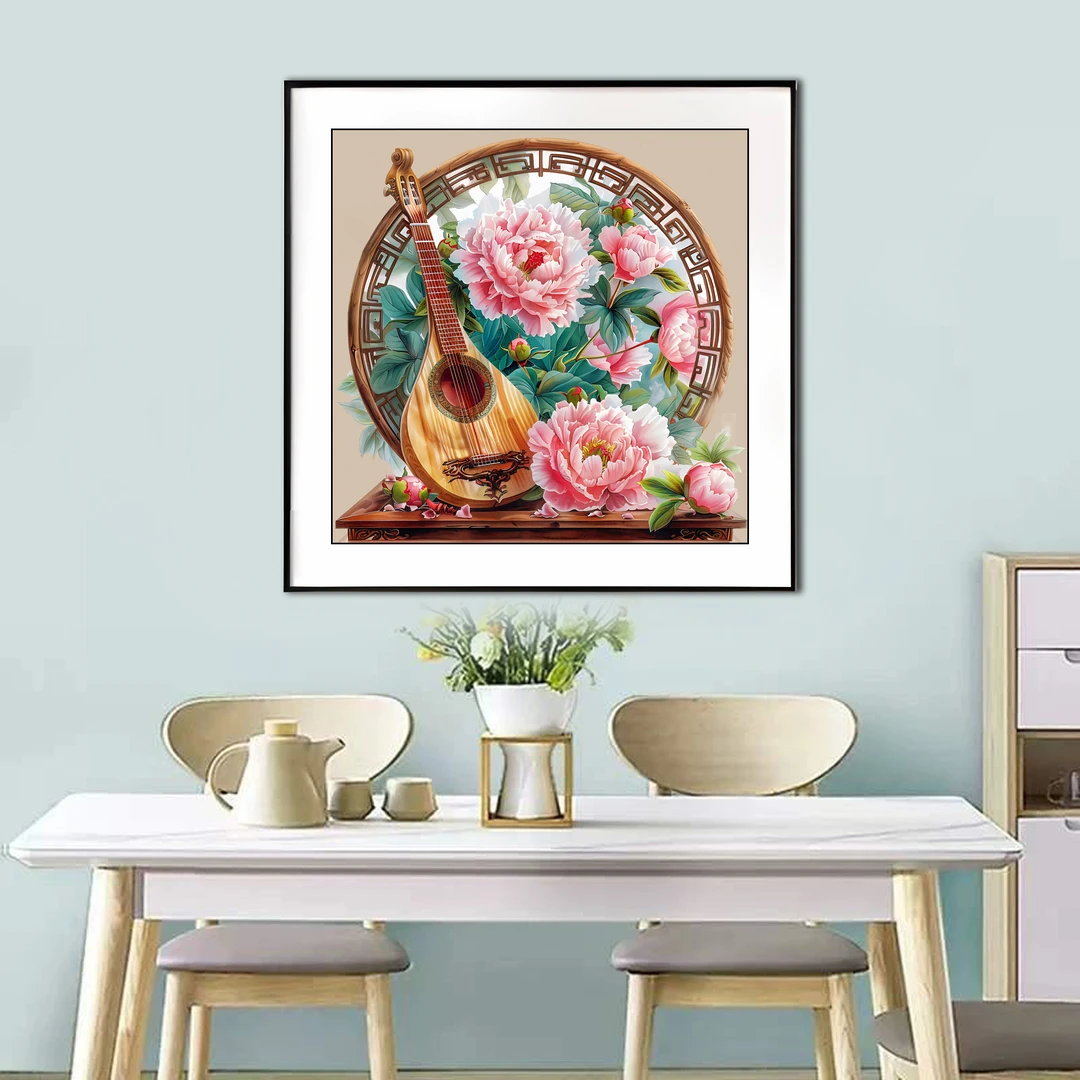 【新疆长绒棉绣布】6432思华年 十字绣大格75x75cm中国风客厅画