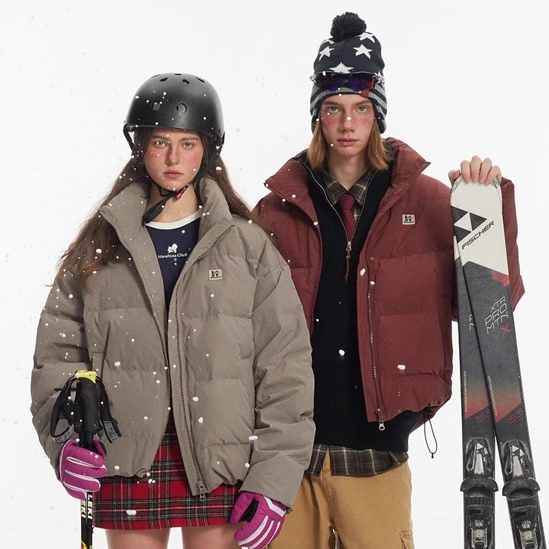 [青]江南先生白鸭绒羽绒服冬季男女潮牌情侣宽松保暖外套JN44J36