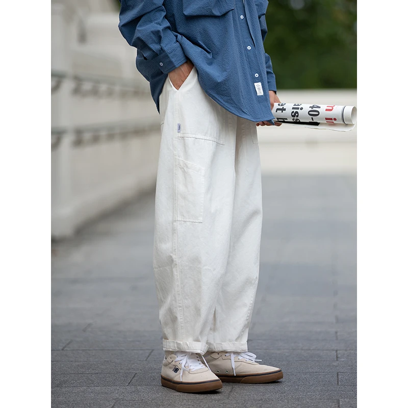 江南先生CityBoy日系宽松直筒工装裤百搭复古阔腿休闲裤JNXS1153