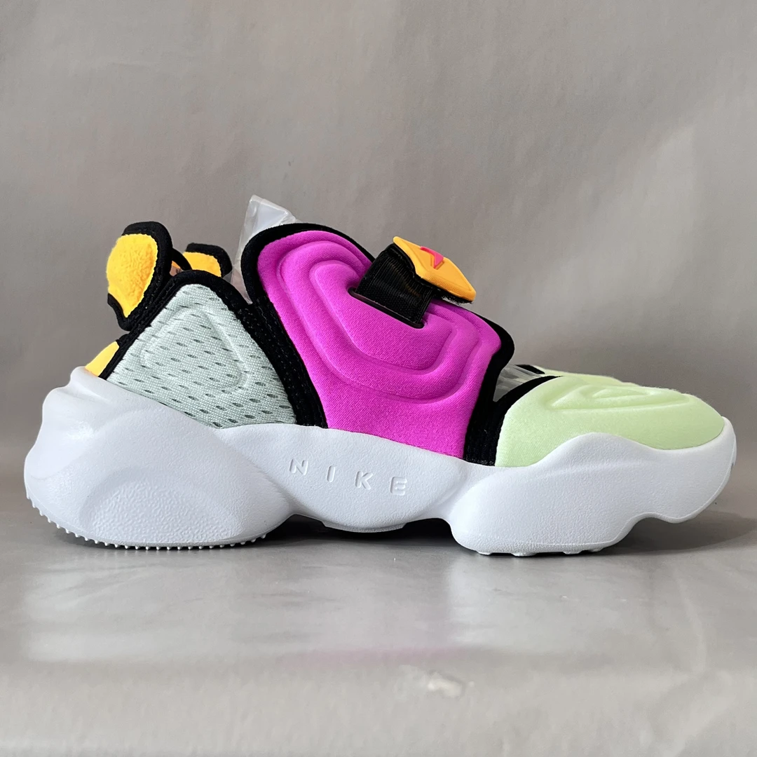 38.5码Nike Aqua 老爹鞋 紫灰黄绿 公价999 二手/90新