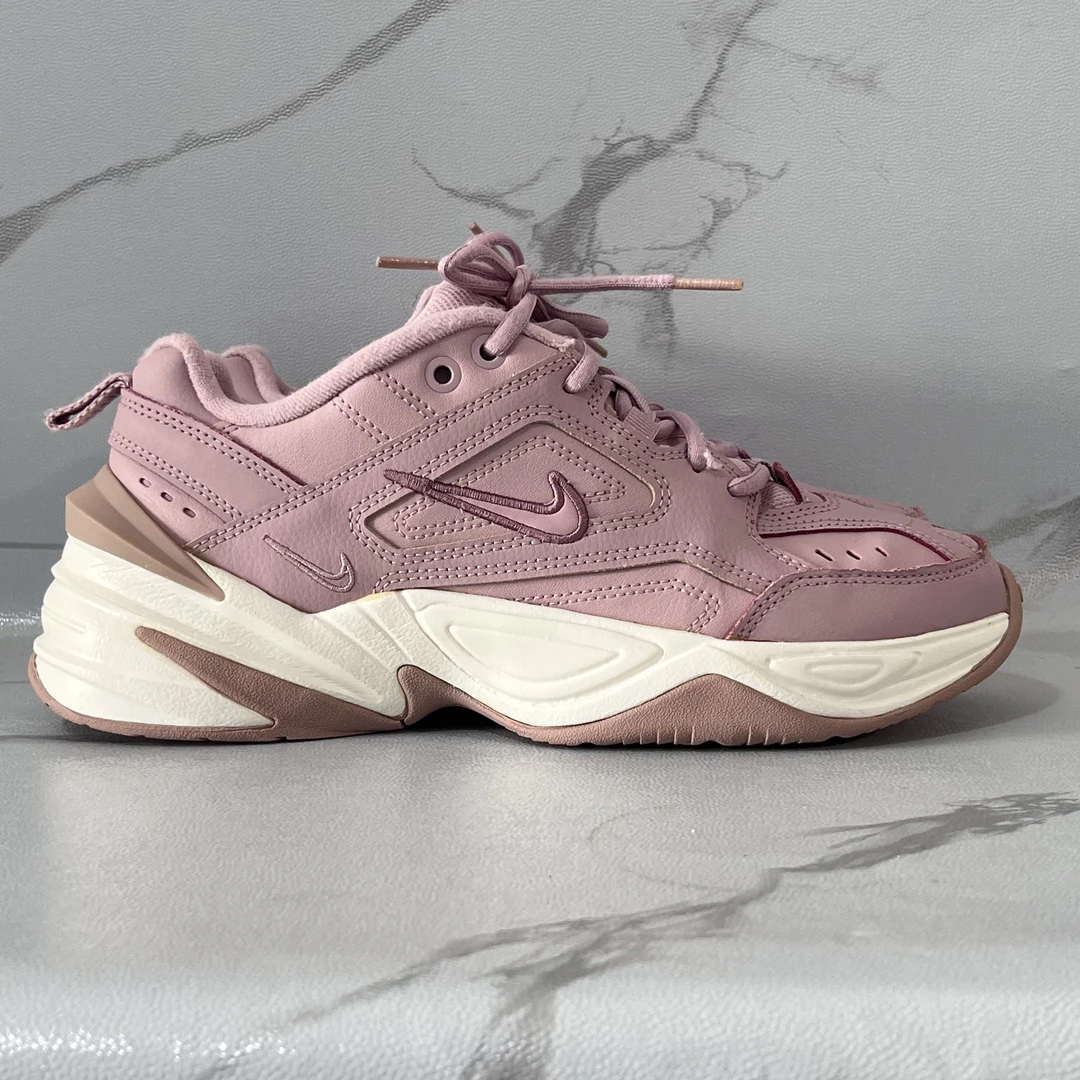 40码Nike M2K Tekno 增高鞋 老爹鞋 粉色/白色 二手/90新