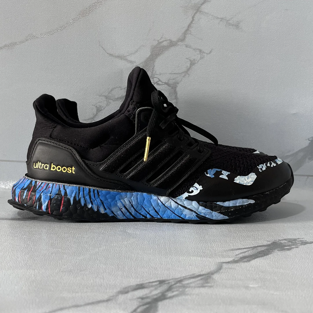 39码adidas DNA 跑鞋 黑蓝 公价1099 二手/90新