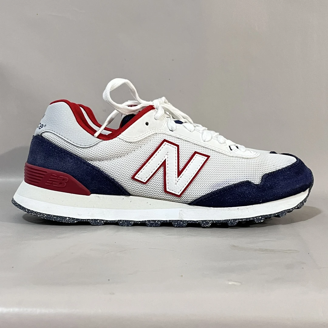 42码New Balance 515 跑鞋 白红蓝 二手/90新