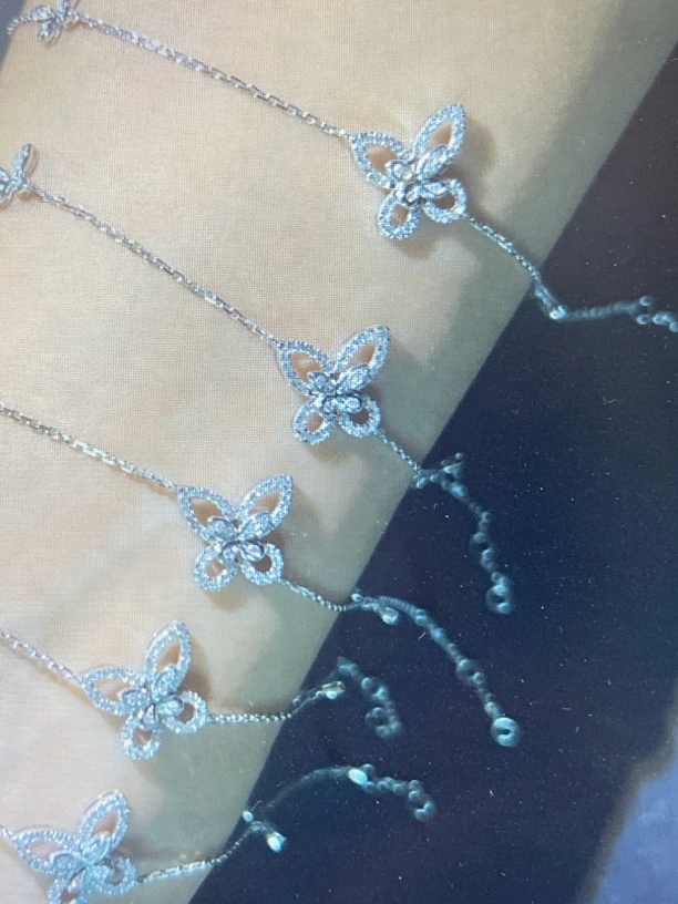 18k金天然钻石轻奢百搭手链多样性发一