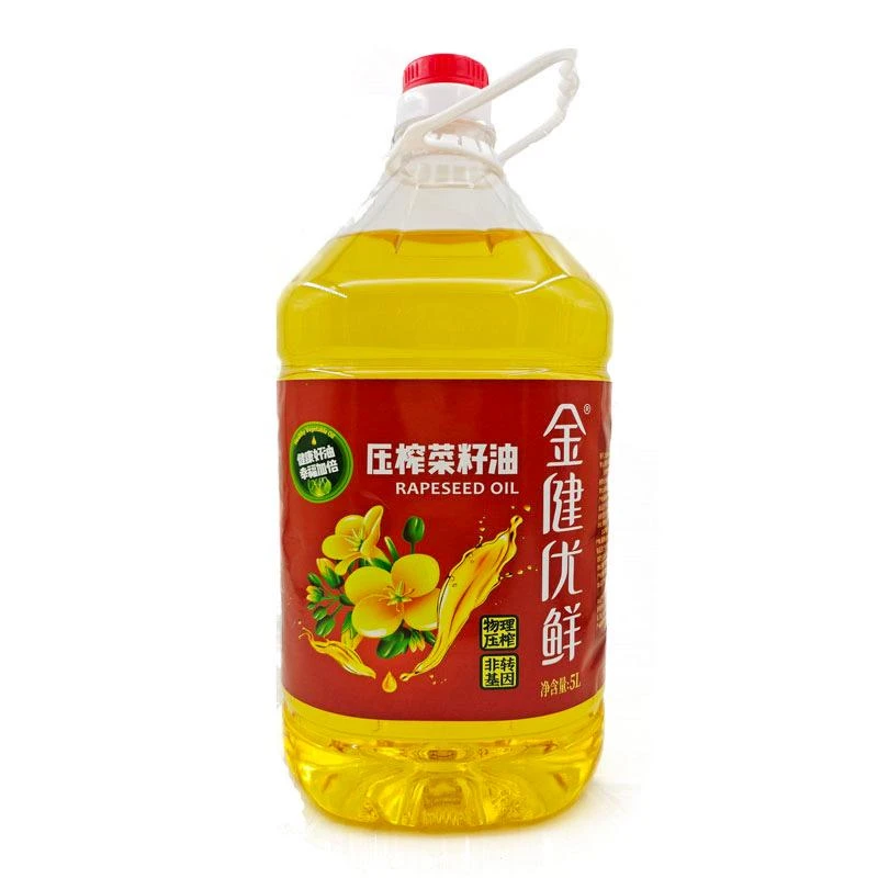 【小时达】金健优鲜压榨菜籽油5L