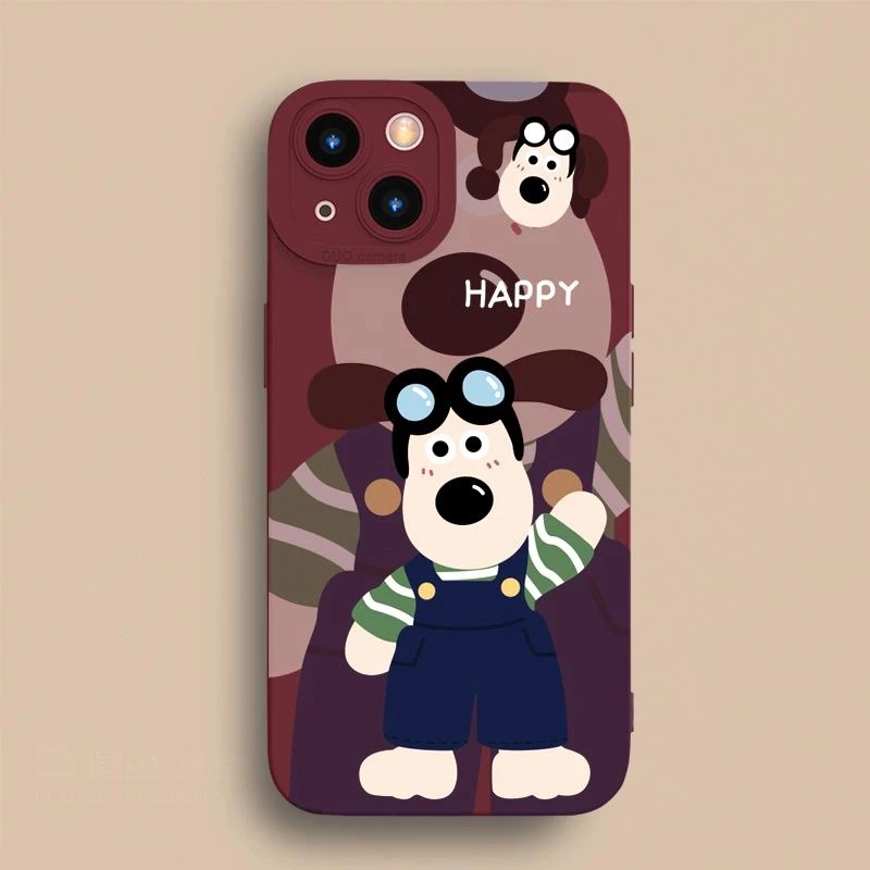 可爱掌门狗苹果15Pro手机壳15Promax高级14pro全包12软11防摔