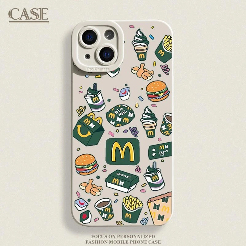 创意套餐苹果15Pro手机壳15Promax防摔13/14pro全包12软11卡通