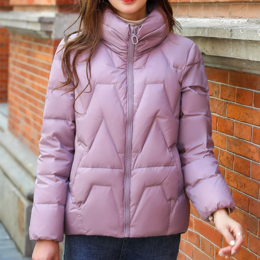 -2021-冬季时尚百搭保暖显瘦女士短款外套