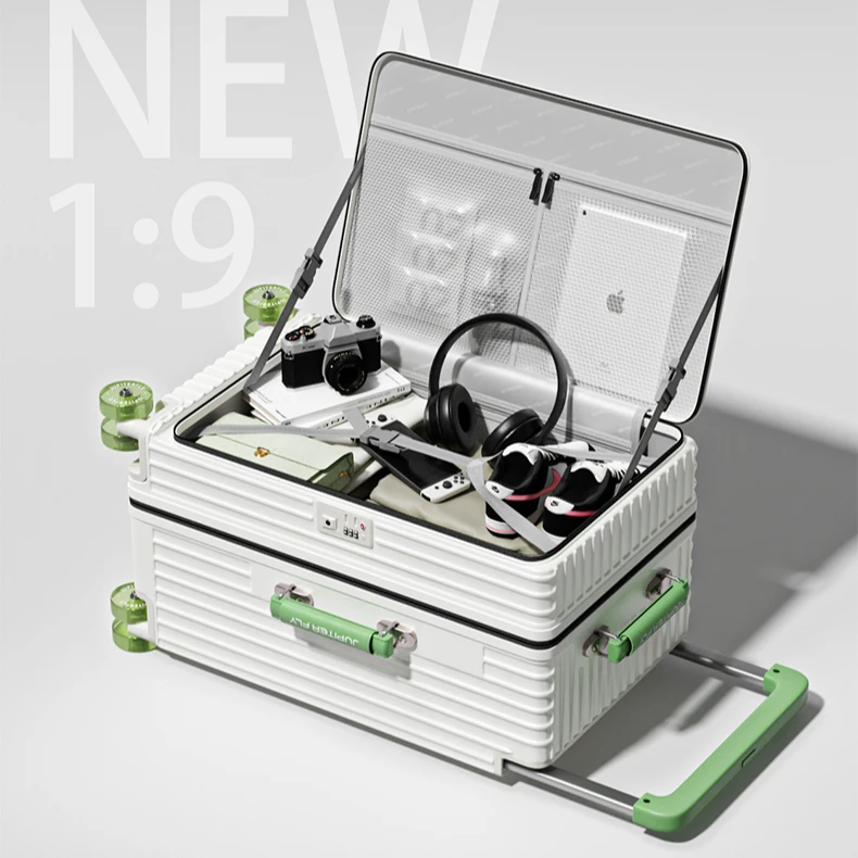 侧开盖行李箱可扩展28寸宽拉杆旅行箱20寸登机箱24寸拉杆箱密码箱