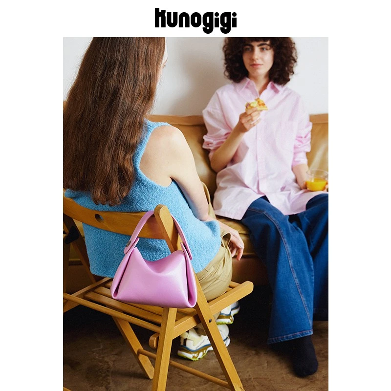 KUNOGIGI/古良吉吉小号软烟盒包包2022年新款小众手提包斜挎包女