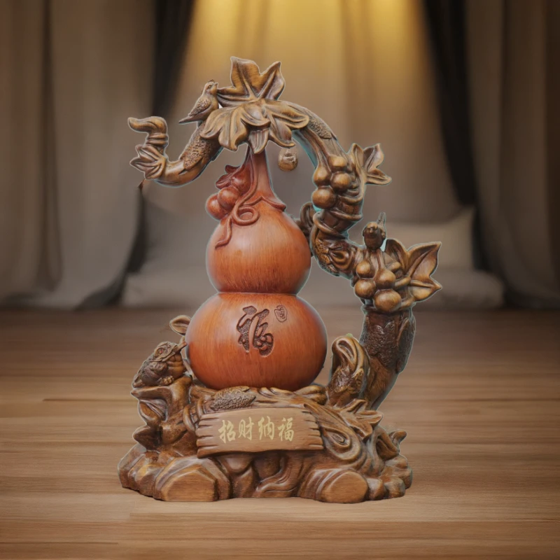 招财纳福长28cm高40cm（JLF)公司开业办公室商务礼品 高端桌面摆件
