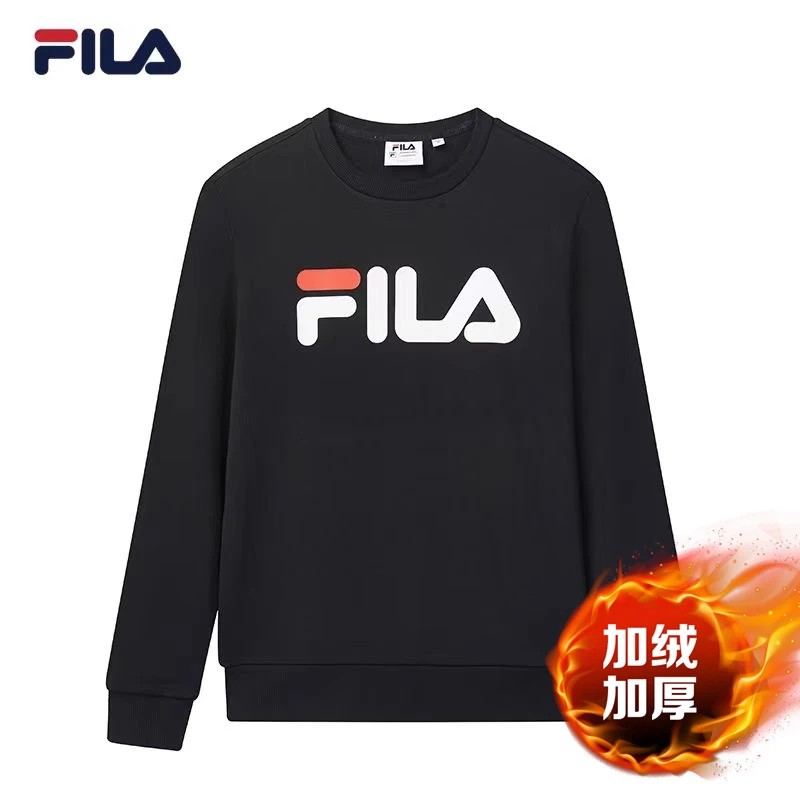 秋冬加绒加厚卫衣潮牌圆领卫衣男女同款潮011