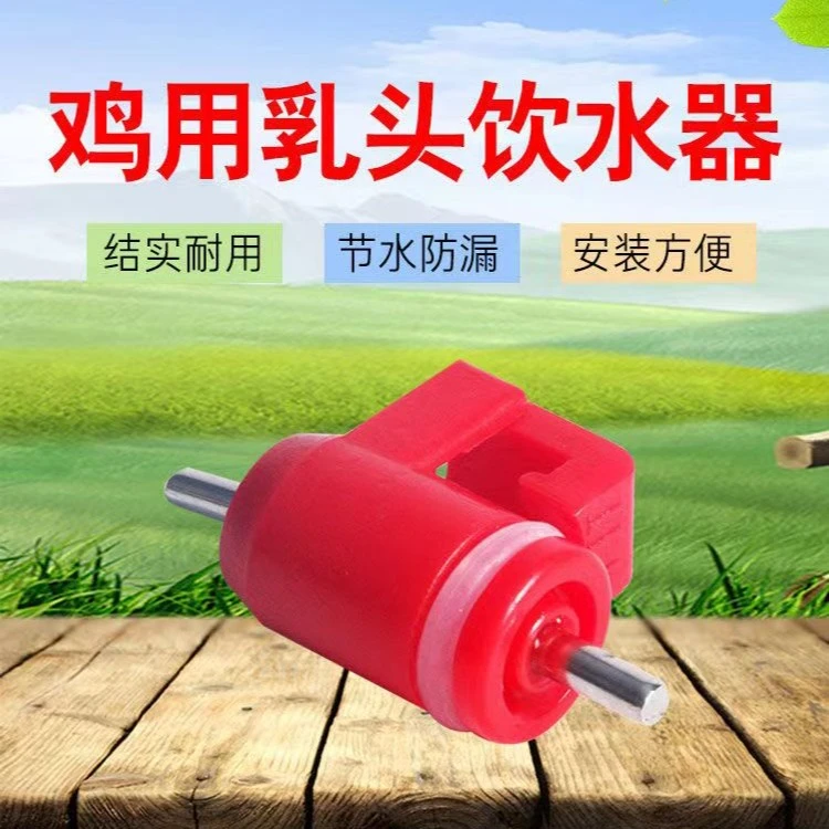 肉鸡产品使用饮水红头耐用结实方便一体吊杯红头用于安装饮水头