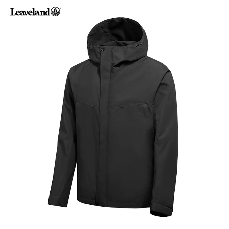 Leaveland/枫叶全压胶三合一冲锋衣外套FY8291