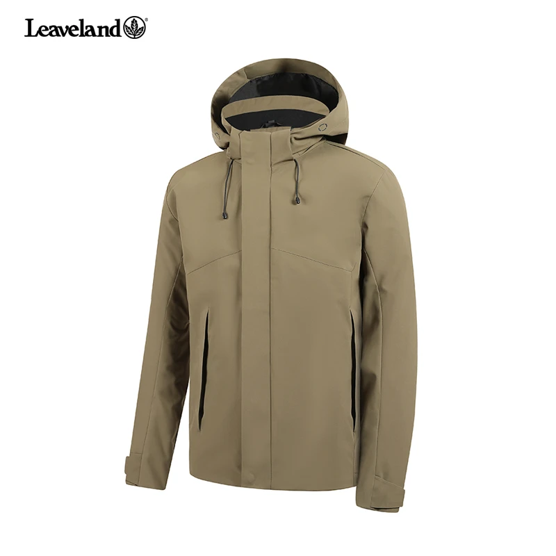 Leaveland/枫叶航天聚酰亚胺三合一冲锋衣冬季外套FY8716