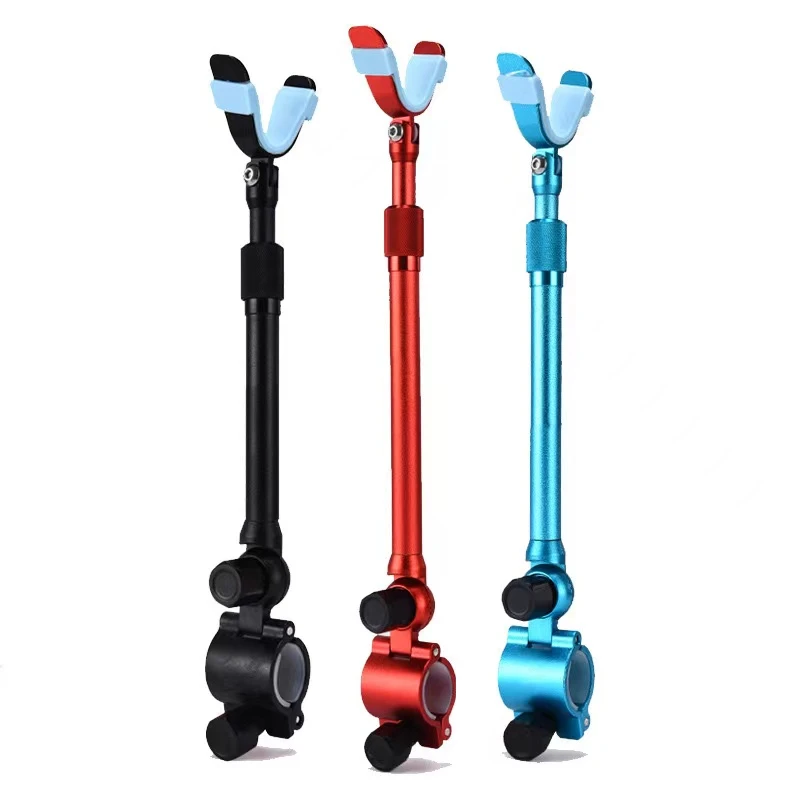 两节铝镁合金后挂天线支架配件带胶圈定位后挂