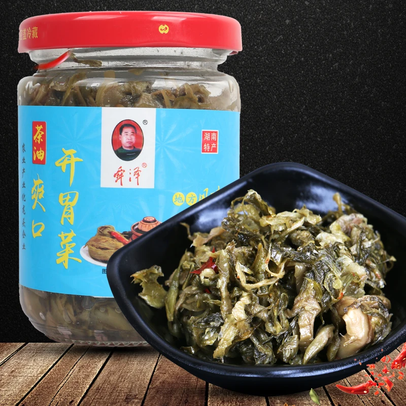 舜泽湖南传统腌制瓶装开胃菜2瓶起购包邮香辣爽脆开胃下饭