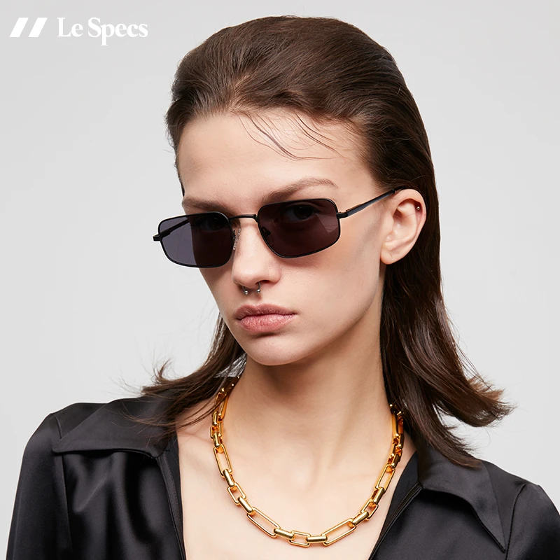 Le Specs「环保」欧美时尚简约金属框太阳镜女 METAGALACTIC