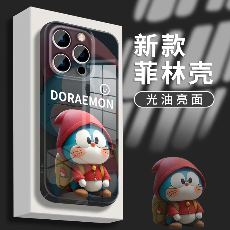 蓝胖子苹果16硬菲林壳OPPO可爱华为mate60小米保护壳新女款高级感