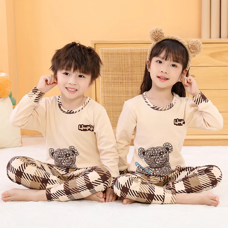 100_180"拍一发二"纯棉儿童家居服套装