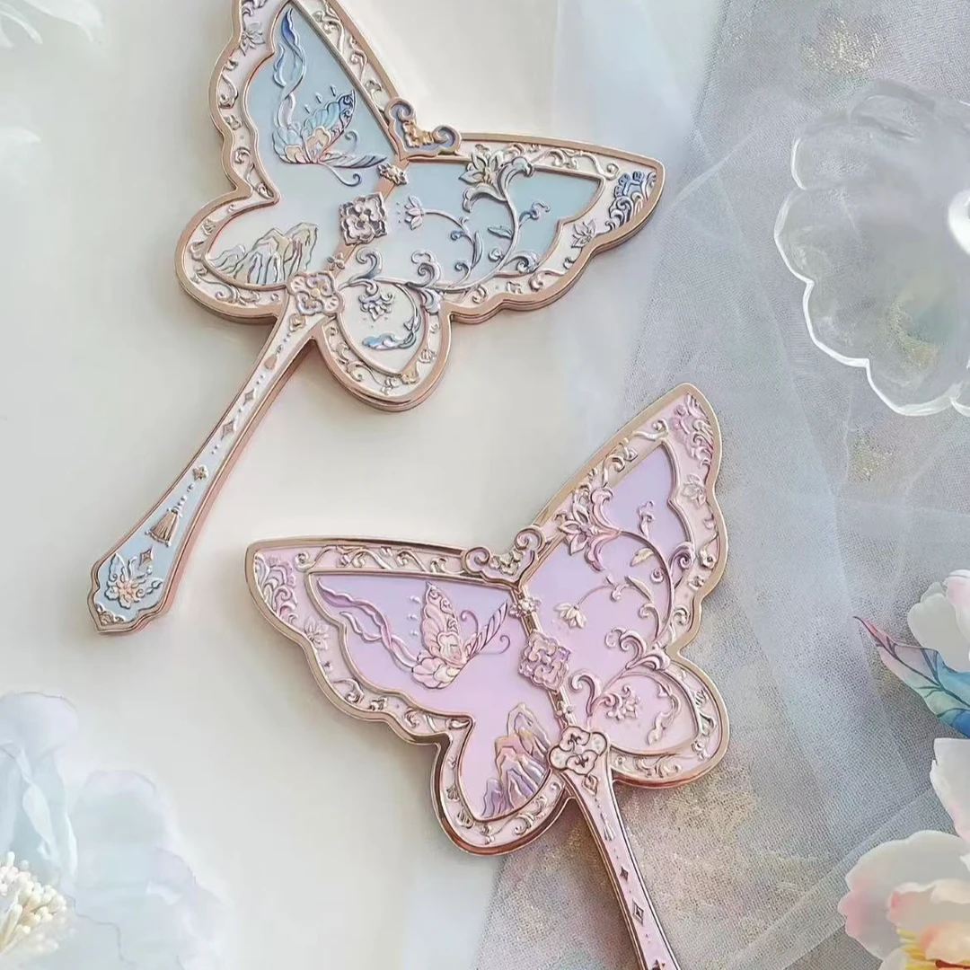 花知晓蝴蝶镜子【盒子有破损，介意勿拍】