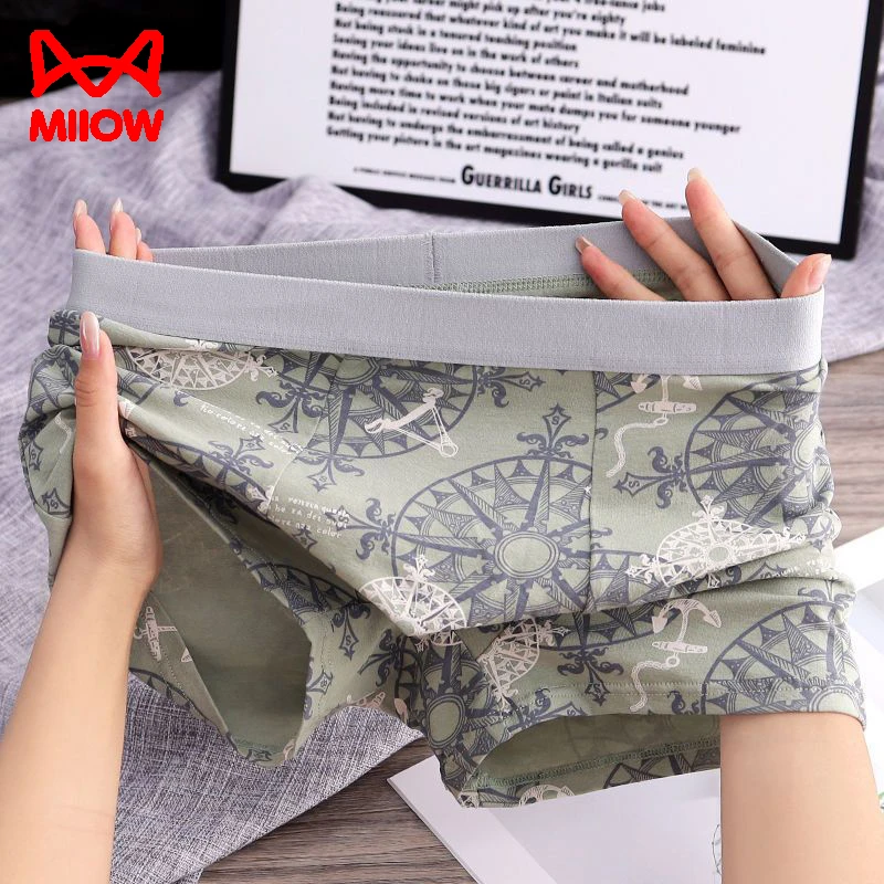 猫人男士内裤男棉质抑菌裆2024龙年新款韩版青少年运动居家睡裤男