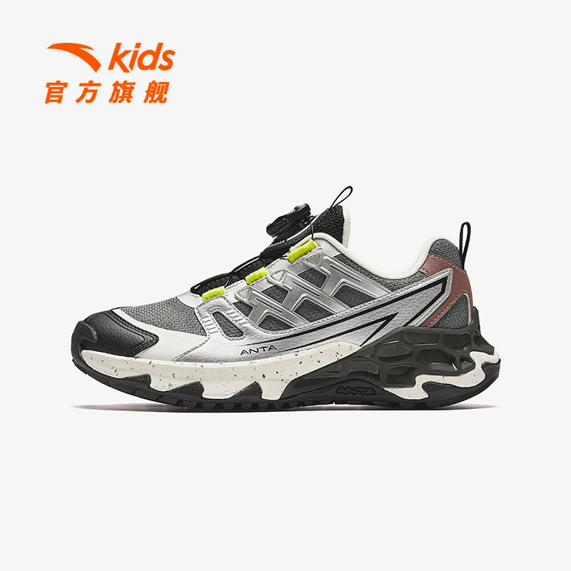 安踏儿童男大童跑鞋2024新款舒适透气防滑耐磨青少年轻盈运动跑鞋