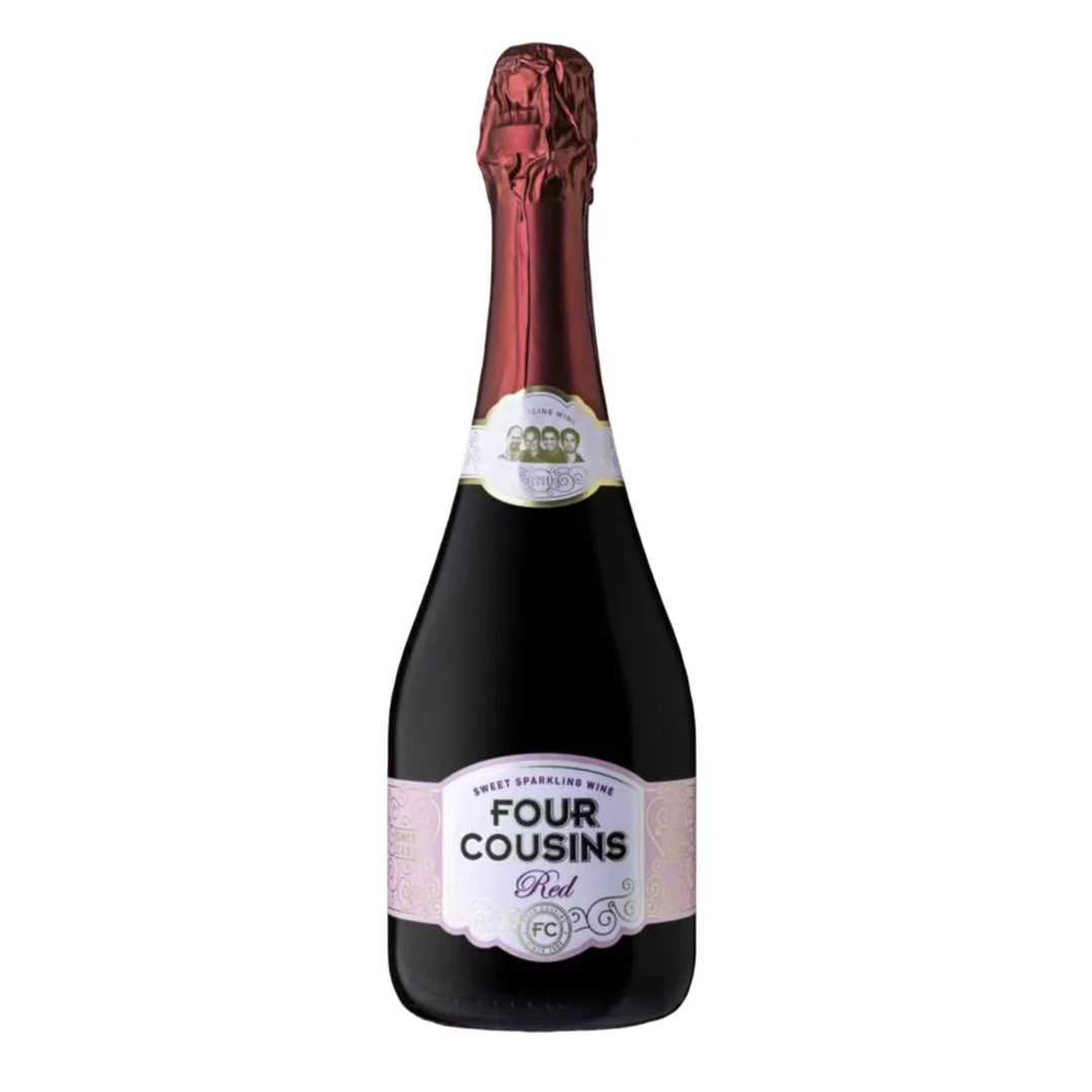 南非原瓶原装进口四兄弟红起泡葡萄酒750ml