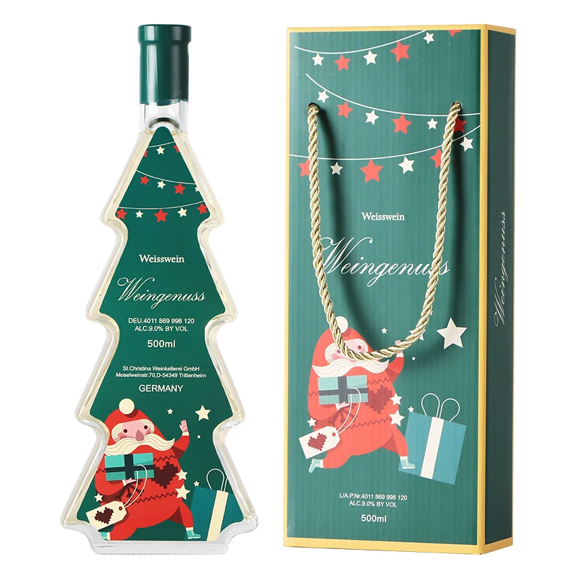 【原瓶进口】德国甜型-温格纳·圣诞树甜白葡萄酒9度500ML圣诞节 A