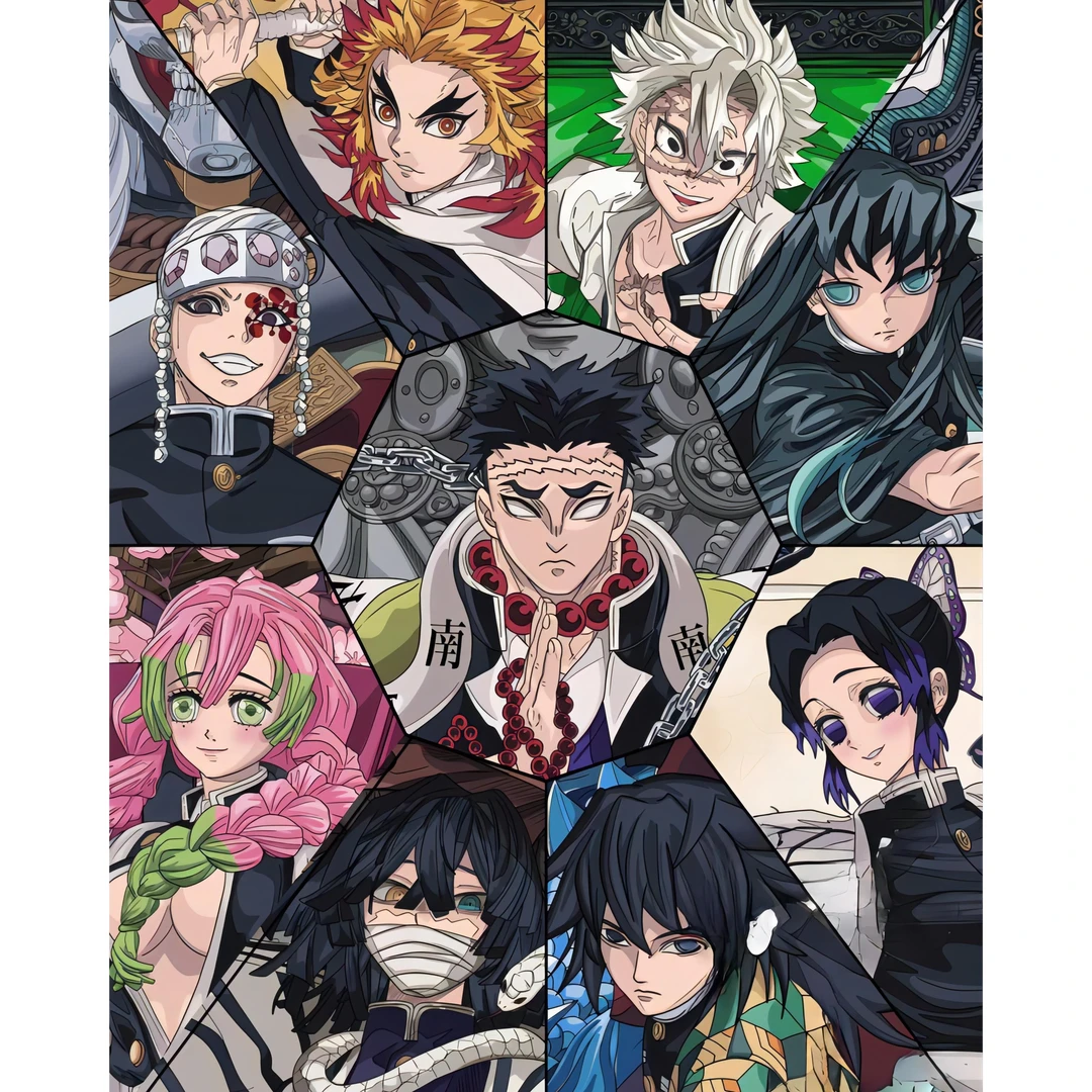 库存《鬼灭九驻》40*60