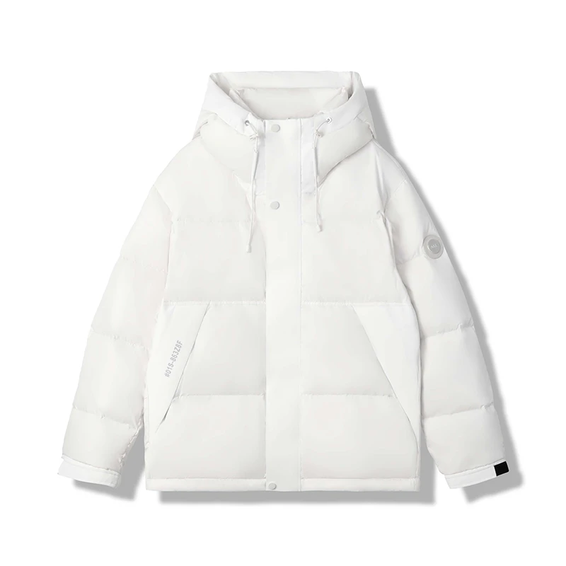 冬季新款户外休闲连帽款羽绒服情侣男女同款M-4W039Y