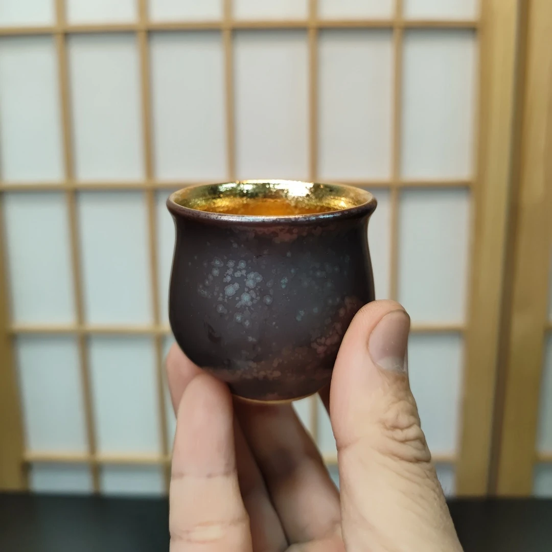 悦山金箔茶杯主人杯L 4B30 N