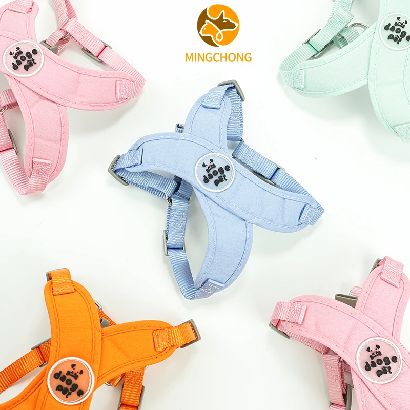 狗绳牵引绳中小型犬马卡龙宠物胸背带比熊遛狗圆绳耐用泰迪狗链子