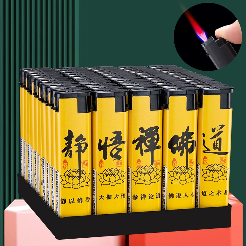 【工厂直销】现货防风一次性打火机时尚耐用防爆便利店超市酒店会所