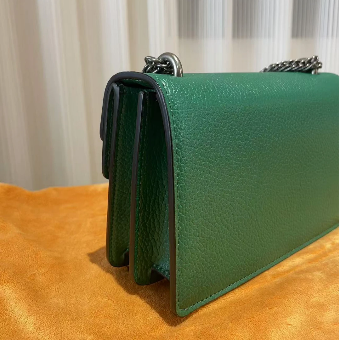 HIRMRIS手工真皮包550629-绿 小九绿股