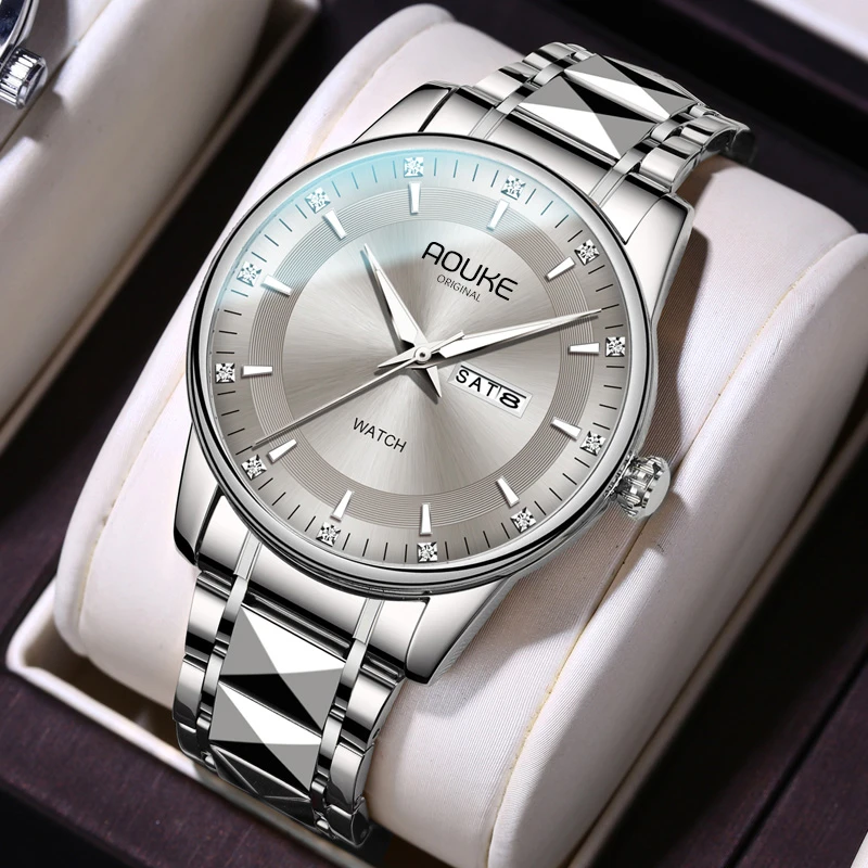 新款经典正品超薄男士手表防水夜光男士机械手表kk063