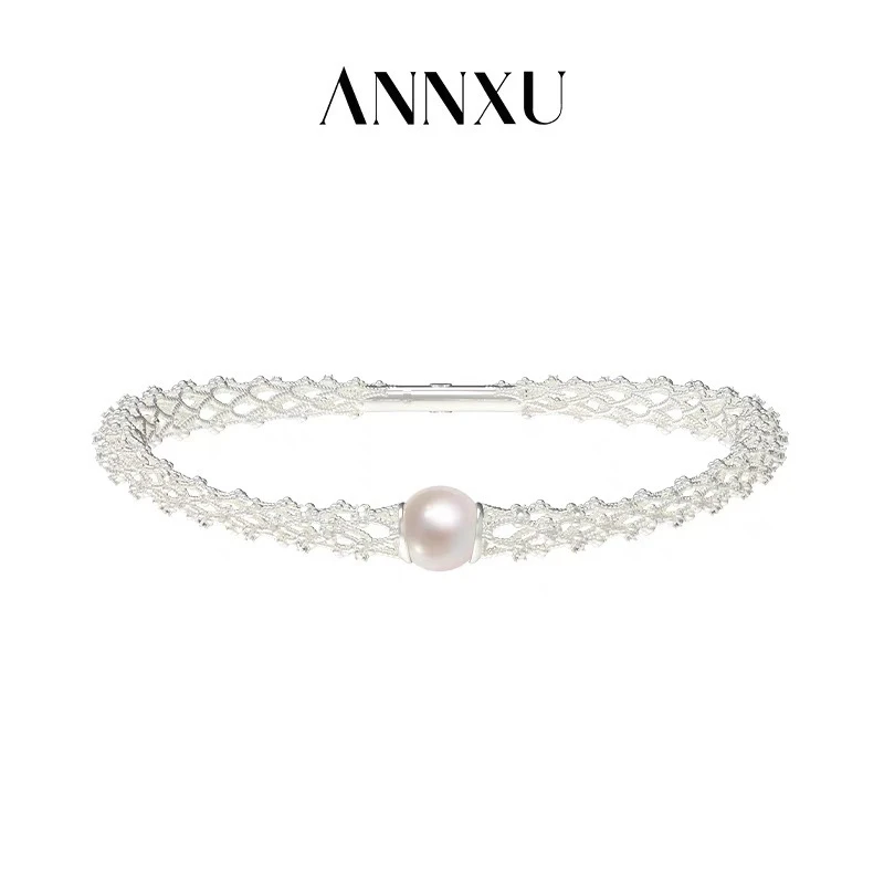 铜合金仿珍珠吊坠 ANNXU龙年限定铜合金仿珍珠项链