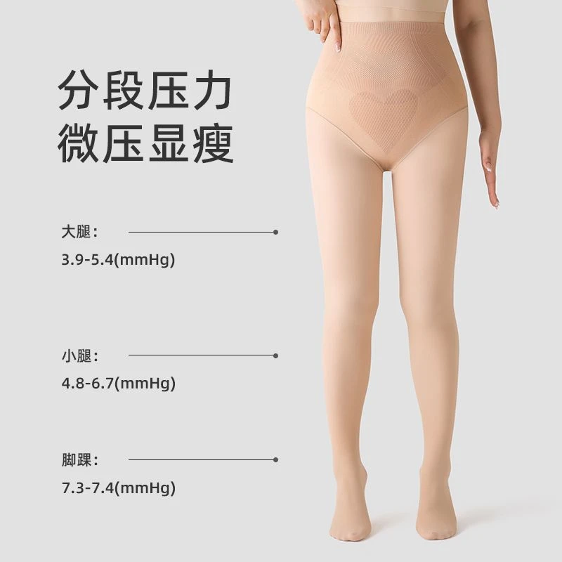 【伊妈说大码女装】丝袜水光袜光腿春秋裸感加绒胖mm肉肤色打底连裤