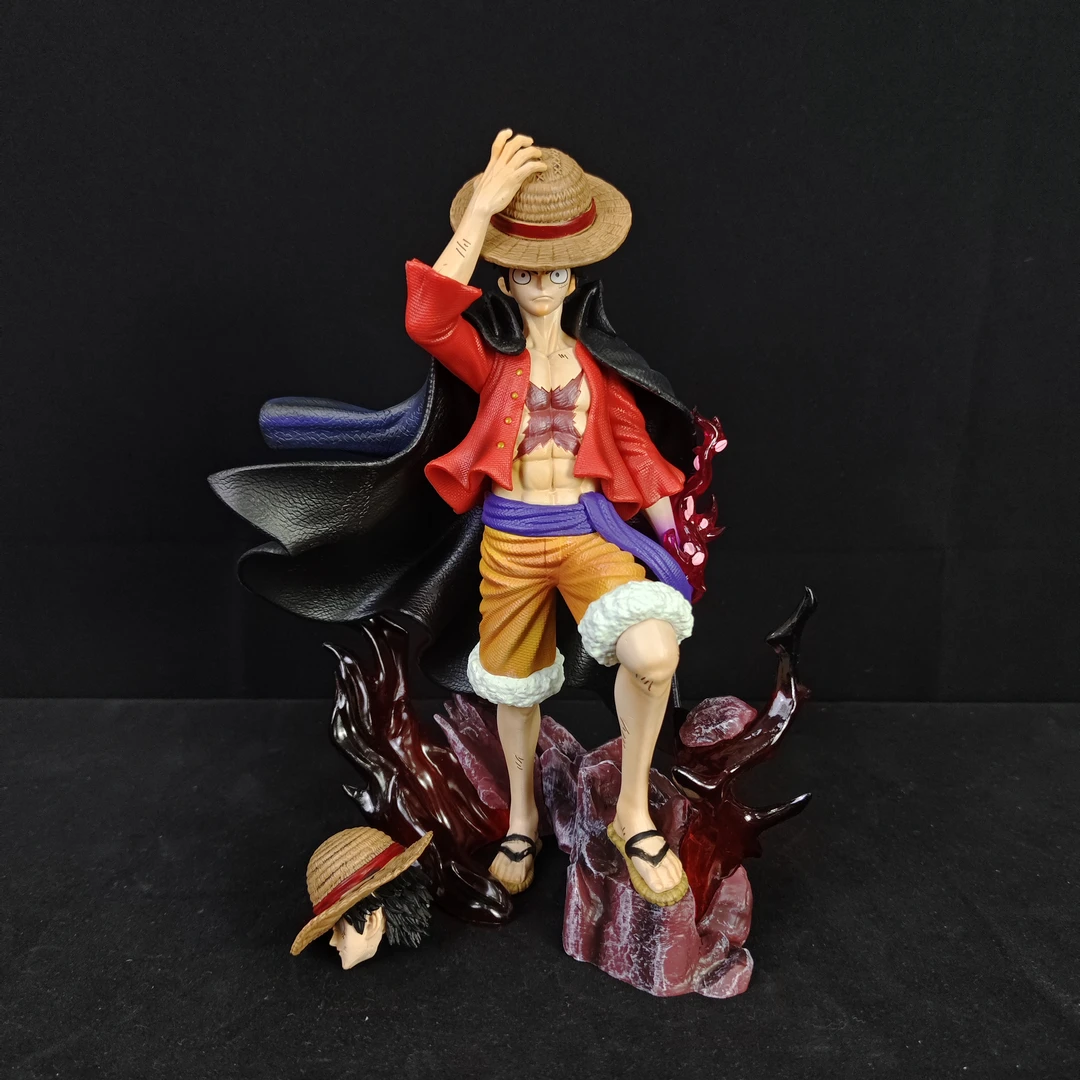 【JK 现货】海贼王 新老四皇路飞手办雕像摆件