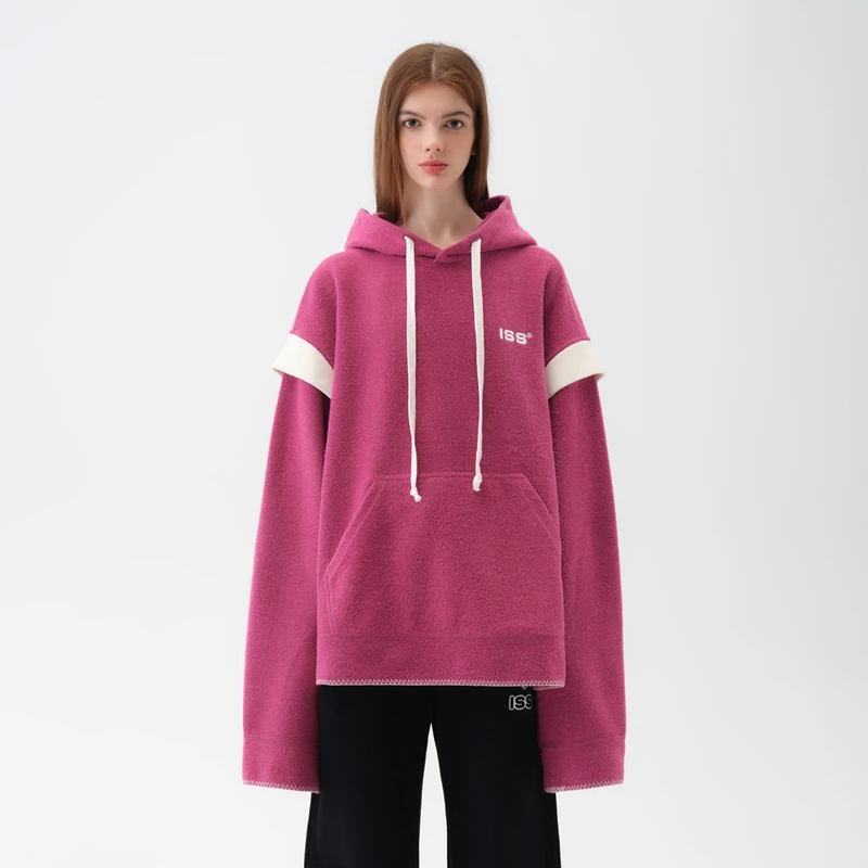 ISS BY INXX SPORTS23春季新品潮流运动卫衣男女同款套头翻新