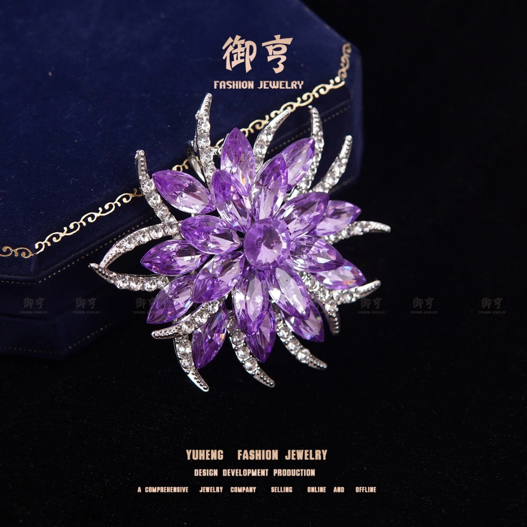 铜合金胸针 【锦上繁花】简约百搭精致优雅高档春夏时尚胸针