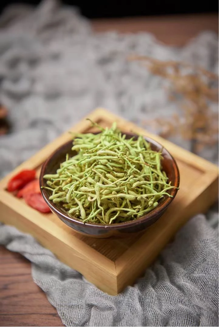 金银花有绒毛头茬新货河南封丘正宗金银花茶冲水泡凉茶双花茶