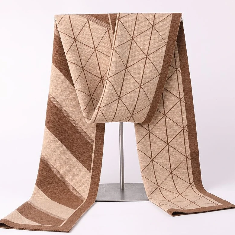 Navigare纳维凯尔小帆船秋冬格纹保暖男女同款围巾