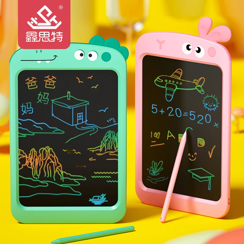 儿童卡通液晶画板电子写字板一键清除液晶手写板小兔子画板彩色