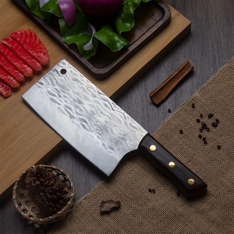砺刃锻打斩切两用菜刀家用网红厨房刀具商用斩鸡鸭鹅鱼锋利斩切刀