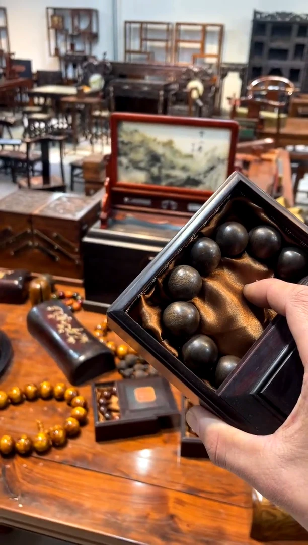 【闪购商品】木cx圆珠手串2.0带带内衬方盒