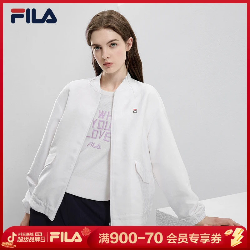 Fila/斐乐女装【时尚潮流速干外套】秋季新款立领上衣F11W331702F