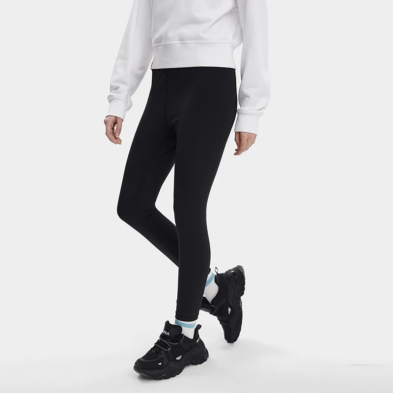 Fila/斐乐秋季新款魔法棒联名高弹运动针织打底裤长裤F11W339603