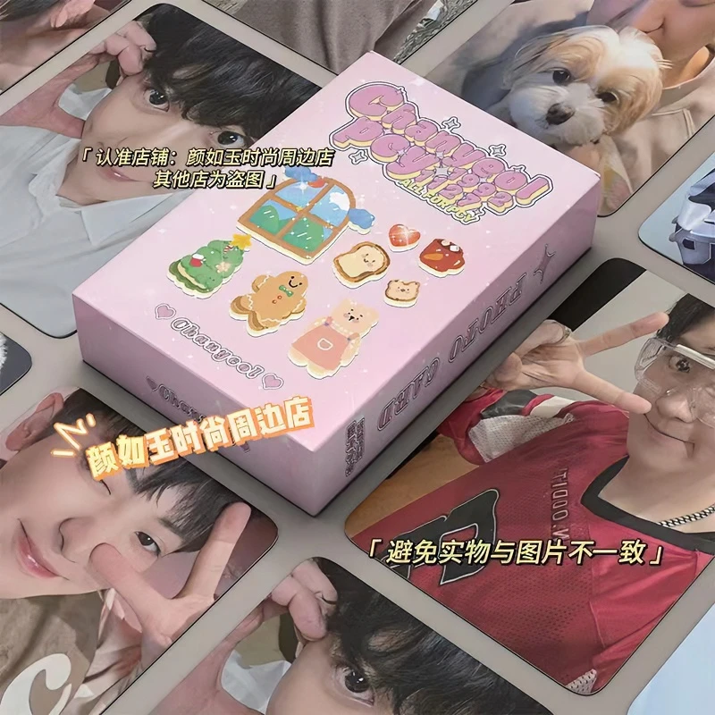 朴灿烈镭射小卡EXO灿妮儿周边自印拍立得专辑LOMO小卡明信片照片