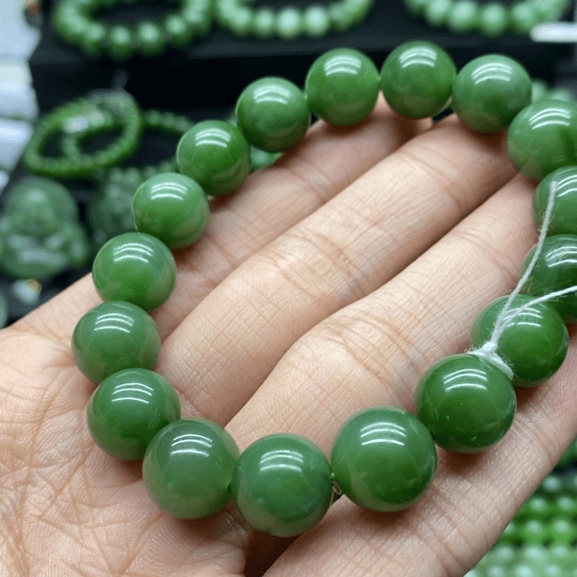 【闪购商品】和田玉（碧玉）手链未镶嵌M****?